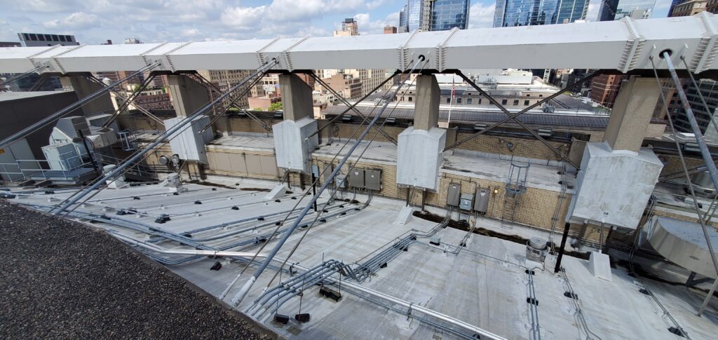 Madison Square Garden cable wrap project