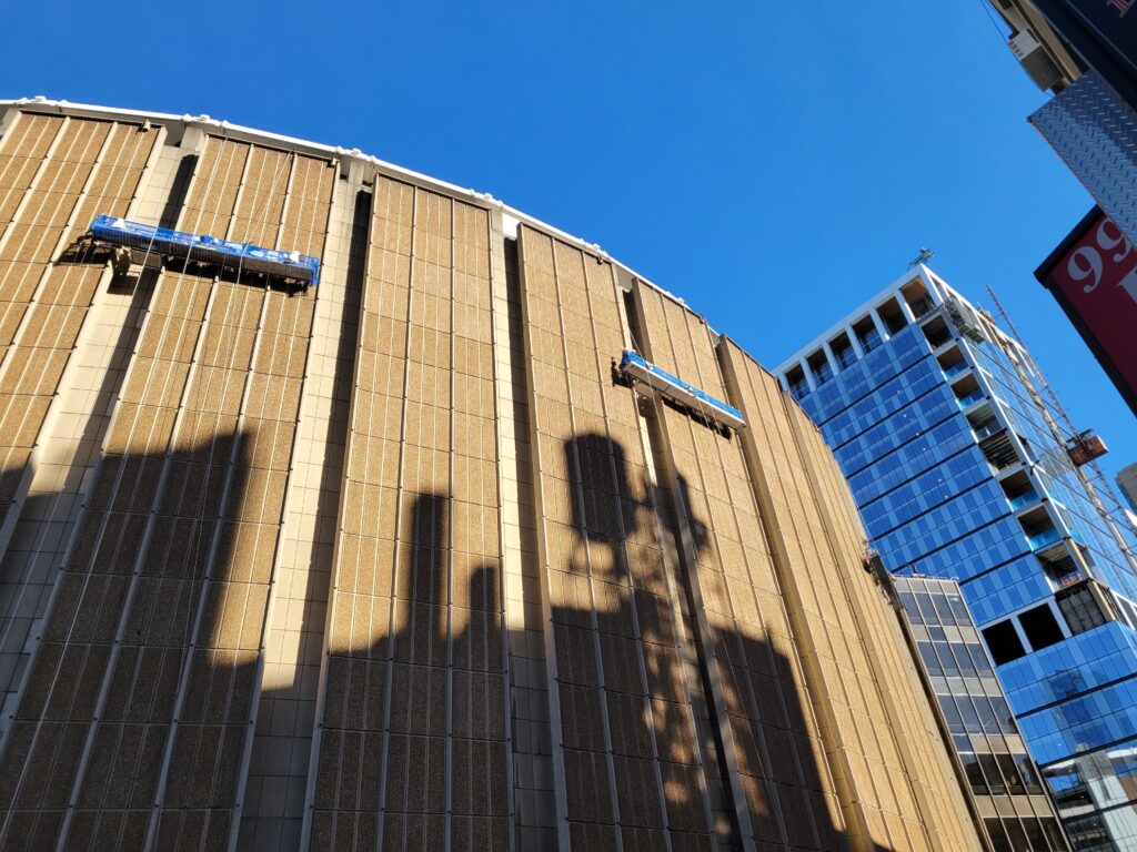 Madison Square Garden facade work
